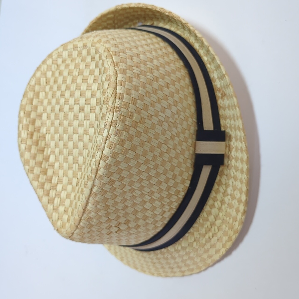 Kenny K, straw/ paper Fedora hat. Large